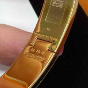 Authentic Hermes h clic bracelet stamp inside .